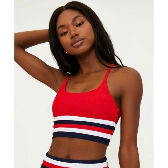 New Beach Riot Mae Top in America Color Block Size L - Picture 10 of 11